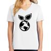1-DAY RUSH NO MINIMUM Ladies V-Neck Short Sleeve T-Shirt Thumbnail