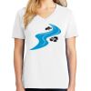 1-DAY RUSH NO MINIMUM Ladies V-Neck Short Sleeve T-Shirt Thumbnail