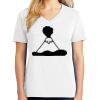 1-DAY RUSH NO MINIMUM Ladies V-Neck Short Sleeve T-Shirt Thumbnail