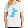 1-DAY RUSH NO MINIMUM Ladies V-Neck Short Sleeve T-Shirt Thumbnail