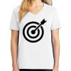 1-DAY RUSH NO MINIMUM Ladies V-Neck Short Sleeve T-Shirt Thumbnail