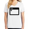1-DAY RUSH NO MINIMUM Ladies V-Neck Short Sleeve T-Shirt Thumbnail