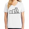 1-DAY RUSH NO MINIMUM Ladies V-Neck Short Sleeve T-Shirt Thumbnail