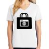 1-DAY RUSH NO MINIMUM Ladies V-Neck Short Sleeve T-Shirt Thumbnail