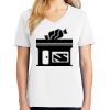 1-DAY RUSH NO MINIMUM Ladies V-Neck Short Sleeve T-Shirt Thumbnail