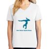 1-DAY RUSH NO MINIMUM Ladies V-Neck Short Sleeve T-Shirt Thumbnail