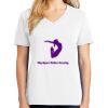 1-DAY RUSH NO MINIMUM Ladies V-Neck Short Sleeve T-Shirt Thumbnail