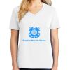 1-DAY RUSH NO MINIMUM Ladies V-Neck Short Sleeve T-Shirt Thumbnail
