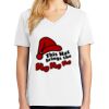 1-DAY RUSH NO MINIMUM Ladies V-Neck Short Sleeve T-Shirt Thumbnail