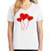1-DAY RUSH NO MINIMUM Ladies V-Neck Short Sleeve T-Shirt Thumbnail