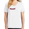 1-DAY RUSH NO MINIMUM Ladies V-Neck Short Sleeve T-Shirt Thumbnail
