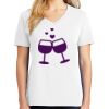 1-DAY RUSH NO MINIMUM Ladies V-Neck Short Sleeve T-Shirt Thumbnail