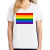 1-DAY RUSH NO MINIMUM Ladies V-Neck Short Sleeve T-Shirt Thumbnail