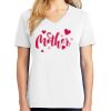1-DAY RUSH NO MINIMUM Ladies V-Neck Short Sleeve T-Shirt Thumbnail