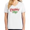 1-DAY RUSH NO MINIMUM Ladies V-Neck Short Sleeve T-Shirt Thumbnail