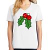 1-DAY RUSH NO MINIMUM Ladies V-Neck Short Sleeve T-Shirt Thumbnail