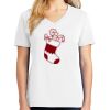 1-DAY RUSH NO MINIMUM Ladies V-Neck Short Sleeve T-Shirt Thumbnail