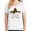 1-DAY RUSH NO MINIMUM Ladies V-Neck Short Sleeve T-Shirt Thumbnail