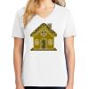 1-DAY RUSH NO MINIMUM Ladies V-Neck Short Sleeve T-Shirt Thumbnail