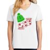 1-DAY RUSH NO MINIMUM Ladies V-Neck Short Sleeve T-Shirt Thumbnail