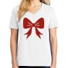 1-DAY RUSH NO MINIMUM Ladies V-Neck Short Sleeve T-Shirt Thumbnail