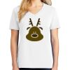 1-DAY RUSH NO MINIMUM Ladies V-Neck Short Sleeve T-Shirt Thumbnail