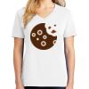 1-DAY RUSH NO MINIMUM Ladies V-Neck Short Sleeve T-Shirt Thumbnail