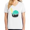 1-DAY RUSH NO MINIMUM Ladies V-Neck Short Sleeve T-Shirt Thumbnail