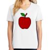 1-DAY RUSH NO MINIMUM Ladies V-Neck Short Sleeve T-Shirt Thumbnail