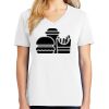 1-DAY RUSH NO MINIMUM Ladies V-Neck Short Sleeve T-Shirt Thumbnail