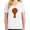 1-DAY RUSH NO MINIMUM Ladies V-Neck Short Sleeve T-Shirt Thumbnail