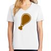 1-DAY RUSH NO MINIMUM Ladies V-Neck Short Sleeve T-Shirt Thumbnail