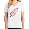 1-DAY RUSH NO MINIMUM Ladies V-Neck Short Sleeve T-Shirt Thumbnail