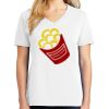 1-DAY RUSH NO MINIMUM Ladies V-Neck Short Sleeve T-Shirt Thumbnail