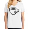 1-DAY RUSH NO MINIMUM Ladies V-Neck Short Sleeve T-Shirt Thumbnail