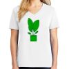 1-DAY RUSH NO MINIMUM Ladies V-Neck Short Sleeve T-Shirt Thumbnail