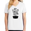 1-DAY RUSH NO MINIMUM Ladies V-Neck Short Sleeve T-Shirt Thumbnail