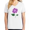 1-DAY RUSH NO MINIMUM Ladies V-Neck Short Sleeve T-Shirt Thumbnail