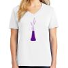 1-DAY RUSH NO MINIMUM Ladies V-Neck Short Sleeve T-Shirt Thumbnail