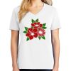 1-DAY RUSH NO MINIMUM Ladies V-Neck Short Sleeve T-Shirt Thumbnail