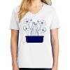 1-DAY RUSH NO MINIMUM Ladies V-Neck Short Sleeve T-Shirt Thumbnail