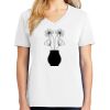 1-DAY RUSH NO MINIMUM Ladies V-Neck Short Sleeve T-Shirt Thumbnail