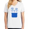 1-DAY RUSH NO MINIMUM Ladies V-Neck Short Sleeve T-Shirt Thumbnail