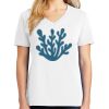1-DAY RUSH NO MINIMUM Ladies V-Neck Short Sleeve T-Shirt Thumbnail