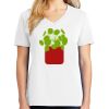1-DAY RUSH NO MINIMUM Ladies V-Neck Short Sleeve T-Shirt Thumbnail