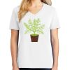 1-DAY RUSH NO MINIMUM Ladies V-Neck Short Sleeve T-Shirt Thumbnail