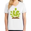 1-DAY RUSH NO MINIMUM Ladies V-Neck Short Sleeve T-Shirt Thumbnail