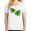 1-DAY RUSH NO MINIMUM Ladies V-Neck Short Sleeve T-Shirt Thumbnail