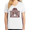 1-DAY RUSH NO MINIMUM Ladies V-Neck Short Sleeve T-Shirt Thumbnail