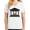 1-DAY RUSH NO MINIMUM Ladies V-Neck Short Sleeve T-Shirt Thumbnail